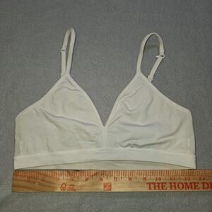 Wonder Nation Bralette Girls XL‎ White Training Bra Adjustable Straps